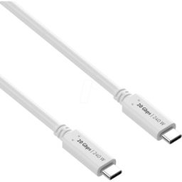 PURELINK PURE IS2520-015 - Cable USB 4.0, iSeries, 20 Gbit/s, 240 W, 4K 60Hz, 1,5 m, blanco