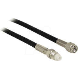 DELOCK 12452 - Cable de antena, conector hembra FME a conector macho SMA, 15 m