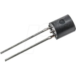 NXP KTY 81-210 - Sensor de temperatura, PTC, 2 kohmios, -55...+150 °C.