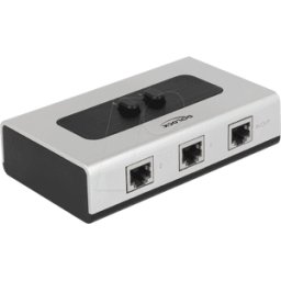 DELOCK 87673 - Switch, 2 puertos, Gigabit Ethernet