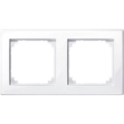 MERTEN EL MS 478225 - M-SMART, marco, doble, blanco activo, brillante