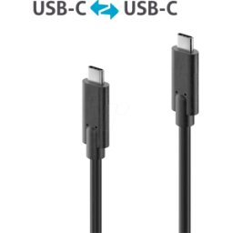 PURELINK PURE IS2501-015 - Cable USB 3,0, iSeries, C macho a C macho, negro, 1,5 m..