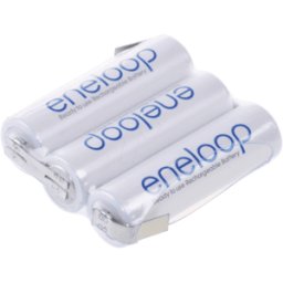 PANASONIC ENELOOP 3AA 1Z - Batería NiMh, AA (Mignon), 2000 mAh, paquete de 3