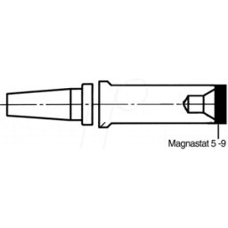 WELLER PT7 LT - Adaptador para puntas de soldadura PT7-LT, 5,45 mm, 2 piezas