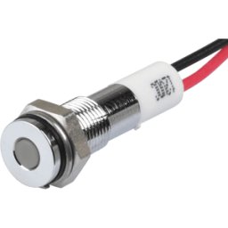 APEM APM Q6F3C W12E - Lámpara de señalización LED, blanca, 12 V,