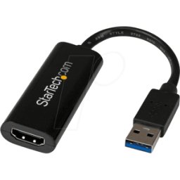 STARTECH.COM ST USB32HDES - Adaptador de monitor USB 3,0 a HDMI, WUXGA