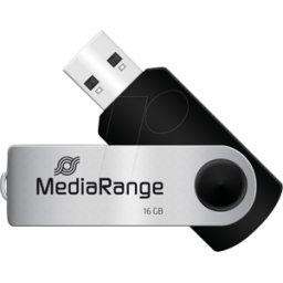MEDIARANGE MR 910 - Memoria USB, USB 2.0, 16 GB, giratoria