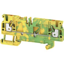 WEIDMÜLLER A2C 2.5 PE-DT-FS - Borne de paso Klippon® Connect, serie a verde / amarillo