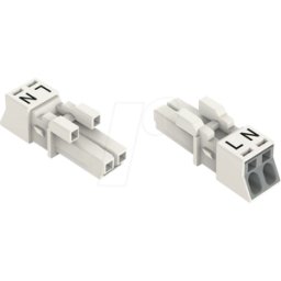 WAGO 890-222 - Conector hembra WINSTA® mini, 2 polos