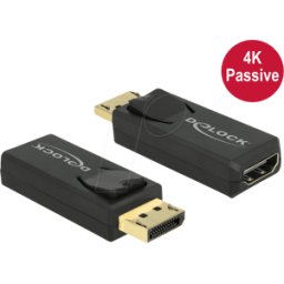 DELOCK 65571 - Adaptador DisplayPort, conector DP 1.2 a toma HDMI