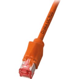 EFB-ELEKTRONIK PATCH-600 5 OR - Cable de interconexiones Cat.6a, S/FTP, 5m, naranja