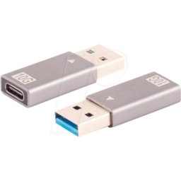 SHIVERPEAKS SHVP BS14-05033 - Adaptador USB 3.1, conector macho A a conector hembra C