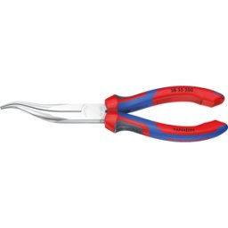 KNIPEX KN 38 35 200 - Alicate y pinza de mecánico, curvado, 200 mm, cromado