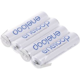PANASONIC ENELOOP 4AAA 1Z - Pila de NiMH, AAA (Micro), 800 mAh, paquete de 4