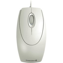 CHERRY M5400 - Ratón (ratón), cable, PS/2 + USB, gris