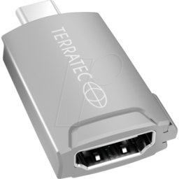 TERRATEC 306704 - Adaptador USB-C macho > HDMI hembra, 4K 30Hz