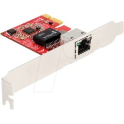 DELOCK 90100 - Tarjeta de red, PCIe, 2,5 Gigabit Ethernet, 1x RJ45