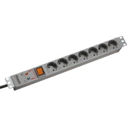 EFB-ELEKTRONIK EL 7-FACH 19 BSS - Regleta de 19", 7 aumentos con protección contra rayos