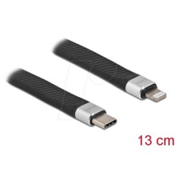 DELOCK 86941 - Cable de sincronización y carga, USB C -> Lightning, 13 c