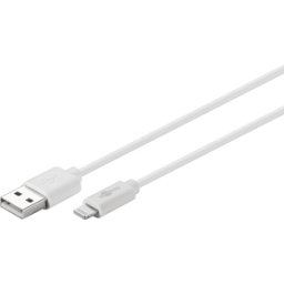 GOOBAY 54600 - Cable de carga y sincronización, USB-A -> Lightning, 1,0