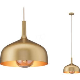 PAULMANN PLM 77066 - Lámpara colgante Embla II, máx. 20 W, E27, oro