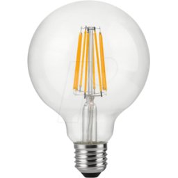 SCHIEFER LIGHTING SCHI LX023880902 - Lámpara LED E27, 10 W, 1055 lm, 2500 K, filamento, regula
