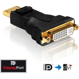 PURELINK PURE PI160 - Adaptador DisplayPort, conector DP a conector DVI-D.