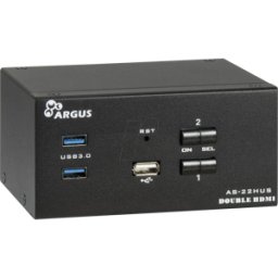 INTER-TECH IT88887410 - Conmutador KVM de 2 puertos, HDMI