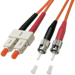 FREI LWL 4XST/SC50-3 - Cable adaptador dúplex, ST/SC, 3 m