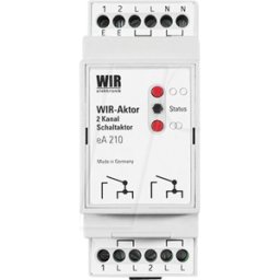 WIR ELEKTRONIK WIR 1003-000010 - Actuador de obturador de rodillos inalámbrico, carril DIN