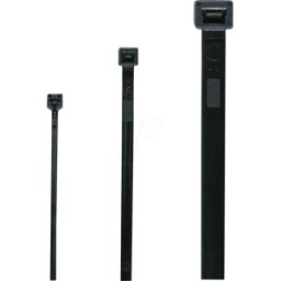 CIMCO 181895 - Bridas de cable, negro, 12.5x1000mm, 50 piezas