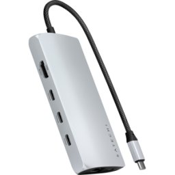 SATECHI ST-P8KES - Estación de acoplamiento/replicador del puerto, USB-C, mu