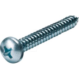 CIMCO 190301 - Tornillo autorroscante con cabeza puntiaguda de acero 3,5x13 PH2