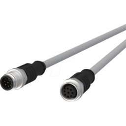 METZ CONNECT MC 142MKA12050 - Cable de sensor, M12, 8 polos, ac > KU, 5 m