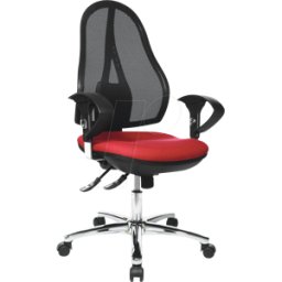 TST OPENSYD RO - Topstar Open Point SY Deluxe office chair, red