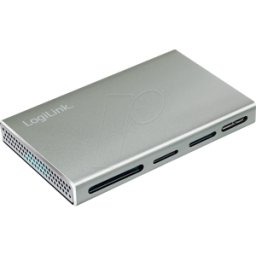 LOGILINK CR0048 - Lector de Tarjetas, Externo, USB 3,2 Gen1, MicroSD, SD, M2