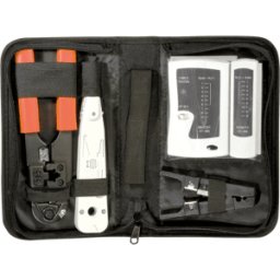 FREI PC-NETZWERK KIT - Maletín de herramientas de red para instalación/pr