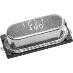 RED FREQUENCY IC21SMD3.6864 - Cuarzo SMD, metal 3.686MHz ±30ppm, 32pF, 13.3 mm x 5 mm x 4 mm