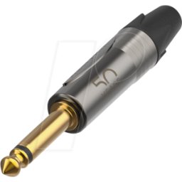NEUTRIK NP2X-50 - enchufe jack de 2 pines, 6,35 mm, plata