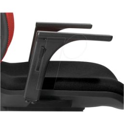 TST NP100LEHNESW - Apoyabrazos TOPSTAR ajustables, negro, 2 piezas