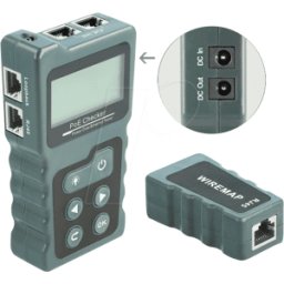 DELOCK 63110 - Comprobador de red RJ45 / PoE / CC