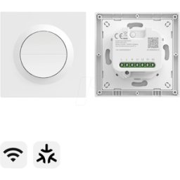 SONOFF SON MINI-2GS-E - Interruptor de pared de 2 canales, Matter a través de Wi-Fi