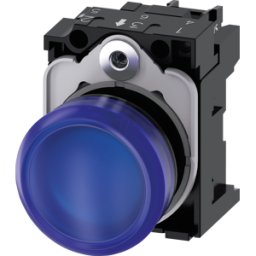 SIEMENS ACT02 6AA50-1AA0 - Avisador luminoso, 22 mm, redondo, plástico, azul, comple