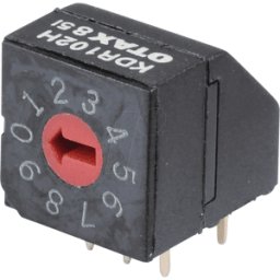 OTAX KDR 10H - Interruptor codificador giratorio, 10 polos, horizontal