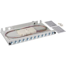EFB-ELEKTRONIK EFB BA71921L24 - Caja de empalme, LC, OS2, 24 pigtail / 12 acoplamiento, gris