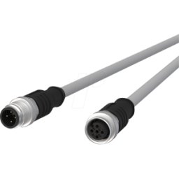 METZ CONNECT MC 142MIA12020 - Cable de sensor, M12, 4 polos, ac > KU, 2 m