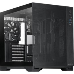 CFT GM-30B-M-OP - Caja CHIEFTEC VISIO AIR ATX, vidrio templado, negro