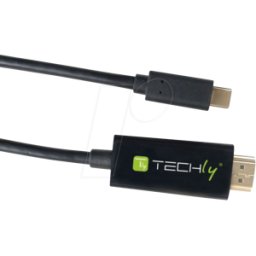 EFB-ELEKTRONIK EFB USBC-HDMI2TY - Cable USB 3.1, conector C a conector HDMI, 4K, 2 m