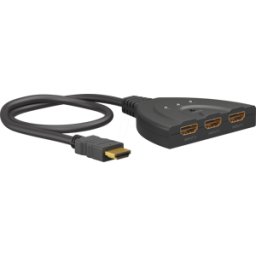 GOOBAY 58487 - Conmutador HDMI 3x1, 4K a 30Hz