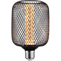 PAULMANN PLM 29083 - Lámpara LED Metálico Brillo Espiral E27, 4,2 W, 20